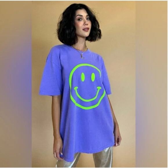 NEW! Dressed in LALA The World Needs Your Magic Oversized Tee in PURPLE (L/XL) - Picture 3 of 4
